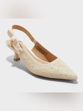 Pearl stilettos